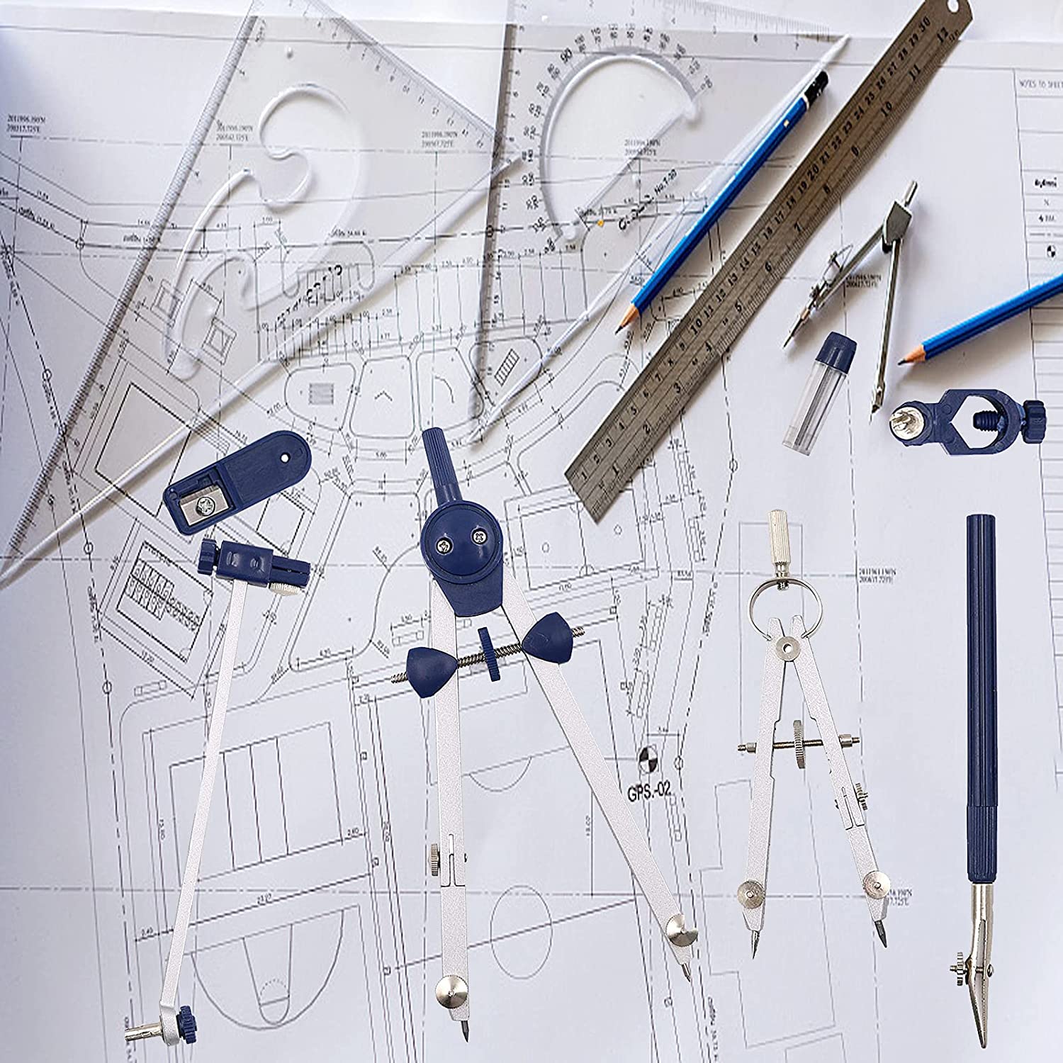 A46M-9Pc Drafting Compass For  - đánh giá và giá Math Geometry Set With Compass